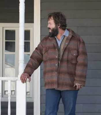 Fargo Bear Gerhardt Shirt Style Brown Flannel Jacket