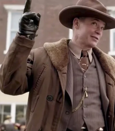 Fargo Season 04 Dick Wickware Cotton Long Trench Coat