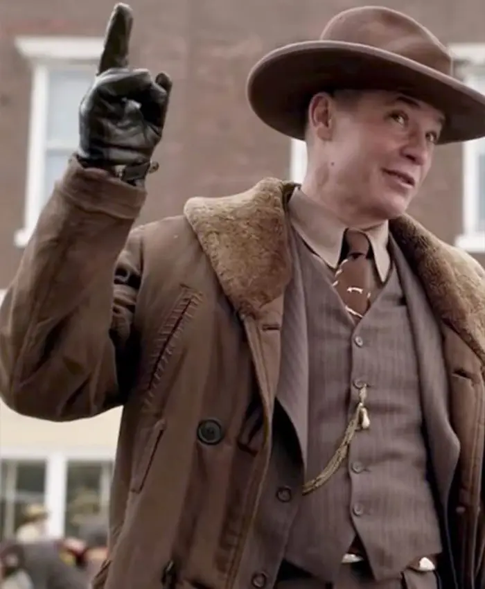 Fargo Season 04 Dick Wickware Cotton Long Trench Coat Fargo Season 04 Dick Wickware Cotton Long Trench Coat