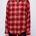 Fatal Attraction S01 Alex Forrest Red Plaid Shirt