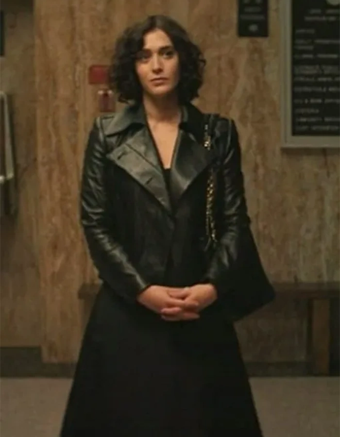 Fatal Attraction S01 Lizzy Caplan Black Coat Fatal Attraction S01 Lizzy Caplan Black Coat
