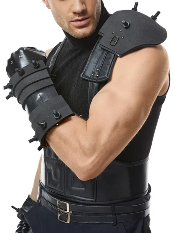 Final Fantasy VII Remake Cloud Strife Leather Black Vest