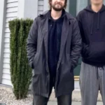 Finestkind 2023 Aaron Stanford Black Cotton Coat
