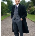 Finn Cole Peaky Blinders Michael Gray Long Black Coat