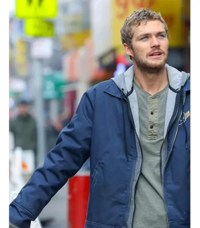 Finn Jones Iron Fist Danny Rand S02 Blue Jacket