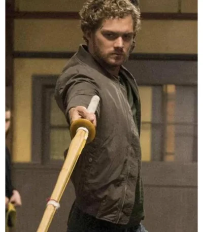 Finn Jones Iron Fist Danny Rand Varsity Bomber Jacket