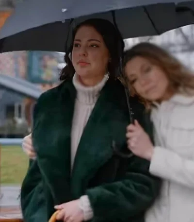 Firefly Lane Katherine Heigl Green Trench Coat