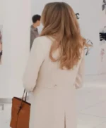 Firefly Lane S01 Sarah Chalke White Wool Blend Coat