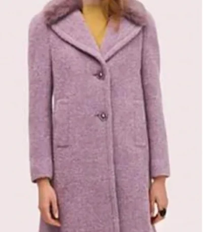 Firefly Lane S02 Sarah Chalke Purple Coat