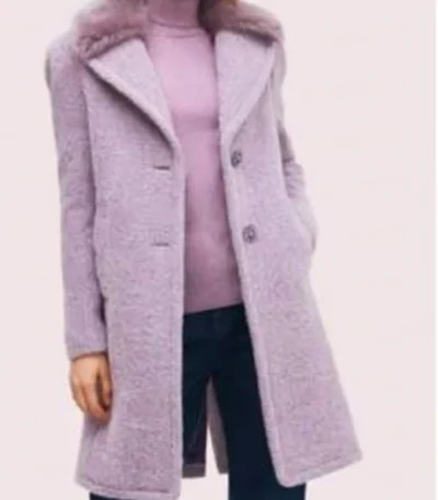 Firefly Lane S02 Sarah Chalke Purple Coat