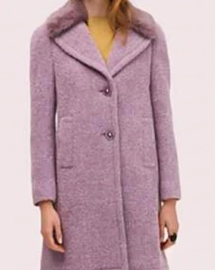 Firefly Lane S02 Sarah Chalke Purple Coat Firefly Lane S02 Sarah Chalke Purple Coat