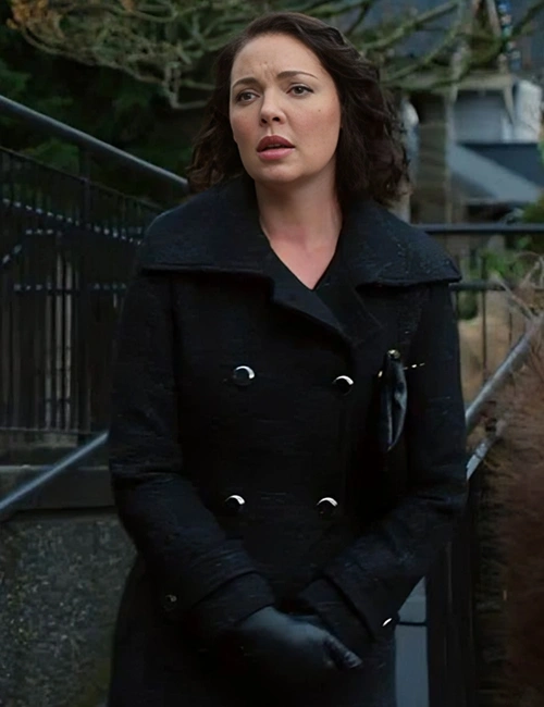 Firefly Lane S02 Tully Hart Black Trench Coat Firefly Lane S02 Tully Hart Black Trench Coat