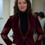Firefly Lane S02 Tully Hart Maroon Velvet Blazer