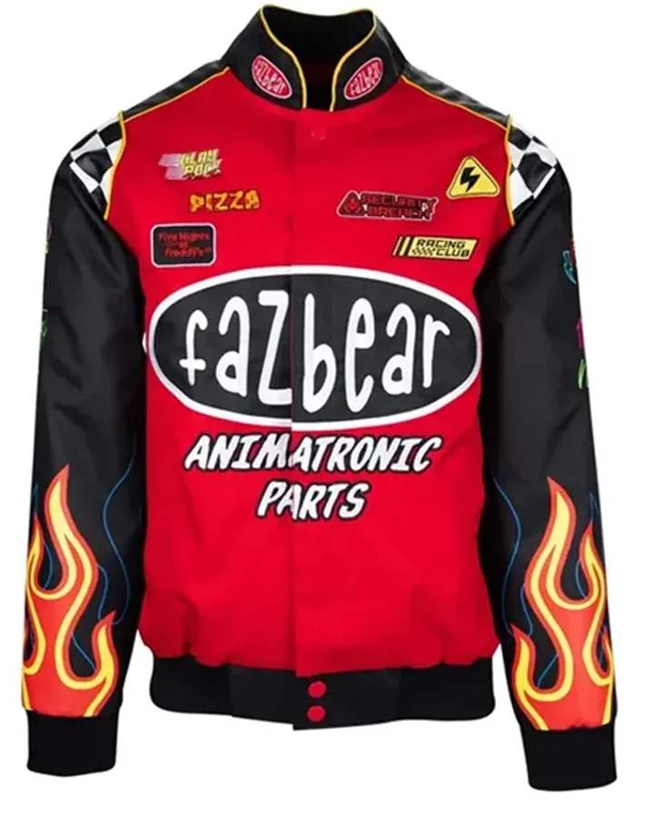 Five Nights At Freddy’s Fazcar Racing Jacket Five Nights At Freddy’s Fazcar Racing Jacket