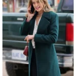 Flipping for Christmas 2023 Ashley Newbrough Green Trench Coat