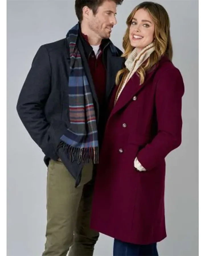 Flipping for Christmas 2023 Ashley Newbrough Maroon Coat Flipping for Christmas 2023 Ashley Newbrough Maroon Coat
