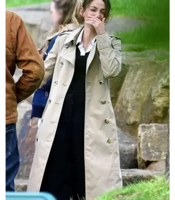 Fool Me Once 2024 Maya Stern Cotton Trench Coat