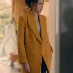 Fool Me Once Adelle Leonce Yellow Trench Coat