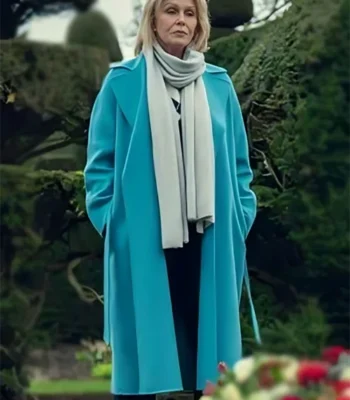 Fool Me Once Judith Burkett Blue Trench Coat