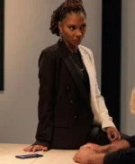 Found 2023 Gabi Mosely Black and White Coat
