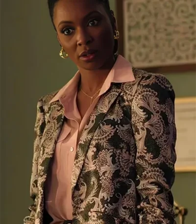 Found Gabi Mosely Paisley Print Blazer Coat