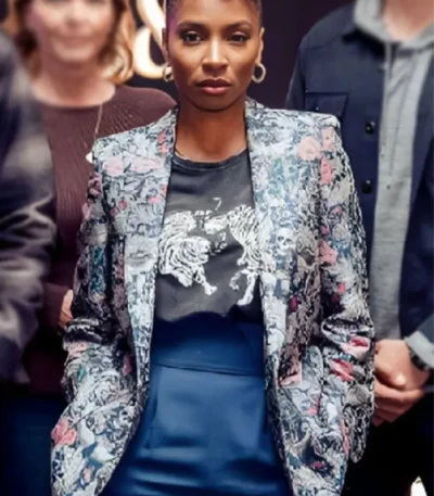 Shanola Hampton Found 2023 Floral Print Blazer