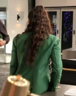 Found S02 Lacey Quinn Green Cotton Blazer