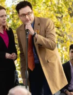 Founders Day 2024 Oliver Hull Brown Coat