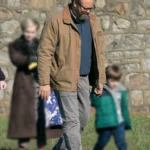 Frank Sheehan Mare of Easttown Cotton Brown Jacket