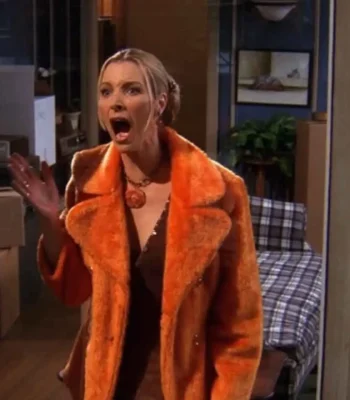 Friends Phoebe Buffay Orange Coat