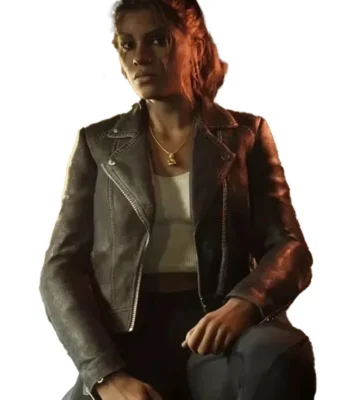 GTA VI Lucia Caminos Black Leather Jacket