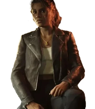 GTA VI Lucia Caminos Black Leather Jacket