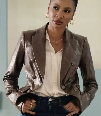 Gabi Mosely Found 2023 Leather Blazer