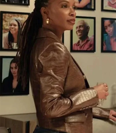 Gabi Mosely Found 2023 Leather Blazer