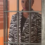 Gabi Mosely Found S02 Zebra Print Coat
