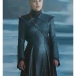 Game of Thrones Daenerys Targaryen Black Leather Coat