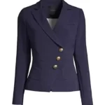 Gen V 2023 Claudia Doumit Blue Asymmetrical Blazer