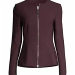General Hospital Anna Devane Maroon Track Jacket