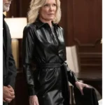 General Hospital Ava Jerome Black Leather Coat