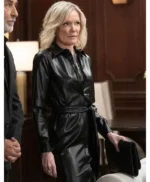 General Hospital Ava Jerome Black Leather Coat