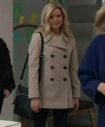 General Hospital Felicia Scorpio Grey Double Breasted Coat