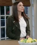 General Hospital Kristina Davis Suede Moto Jacket