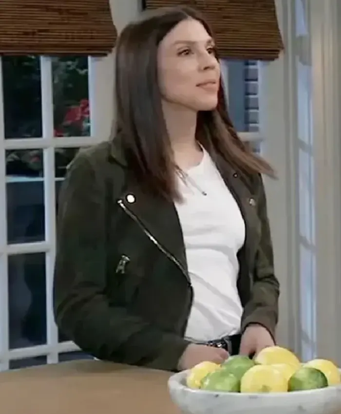 General Hospital Kristina Davis Suede Moto Jacket General Hospital Kristina Davis Suede Moto Jacket
