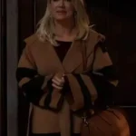 General Hospital Nina Reeves Brown Hooded Coat
