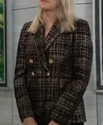 General Hospital Nina Reeves Checkered Blazer