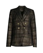 General Hospital Nina Reeves Checkered Blazer