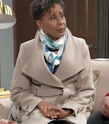 General Hospital Stella Henry Wrap Long Belted Coat