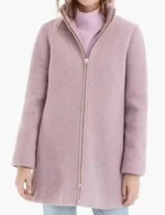 General Hospital Willow Tait Purple Wool Coat