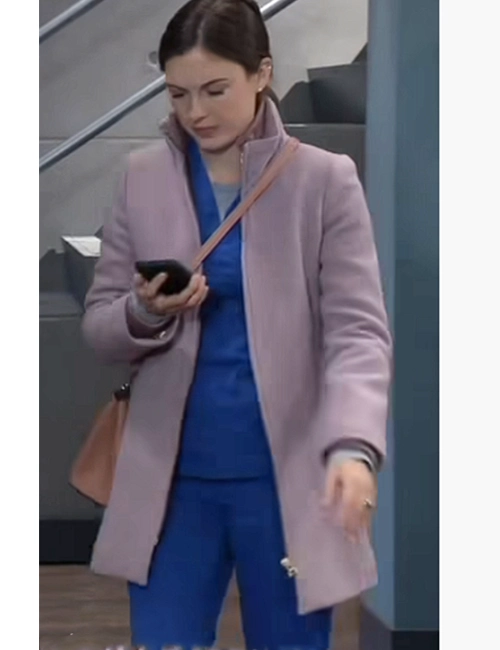 General Hospital Willow Tait Purple Wool Coat General Hospital Willow Tait Purple Wool Coat