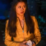 Georgia Fan Nancy Drew Yellow Leather Jacket